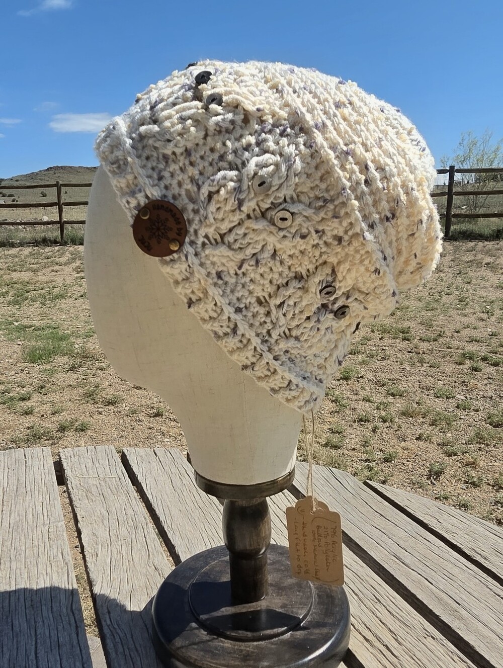 Artisan Handmade Crochet One-of-a-kind "Owl Lovers" Unisex Slouchy Beanie Hat